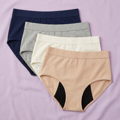 Huggd High-Waisted Briefs - Multi-Pack Navy Grey White Beige