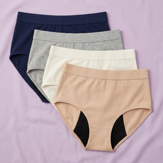 Huggd High-Waisted Briefs - Multi-Pack Navy Grey White Beige